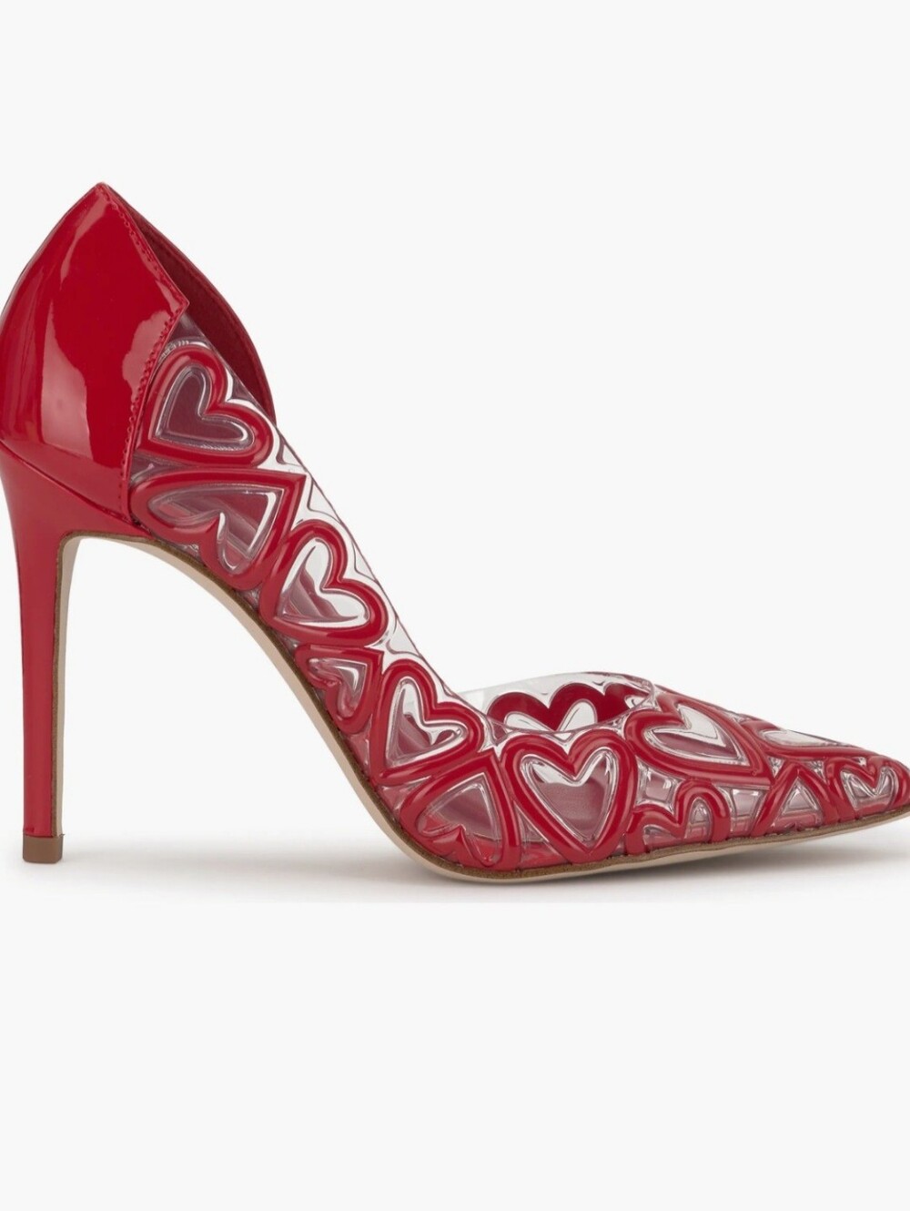 Jessica Simpson Red Heart Cutout Stiletto Pumps